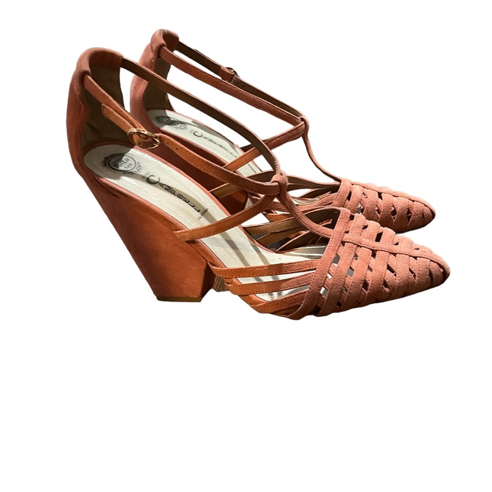 Jeffrey Campbell Pink Suede Laven Platforms Sz 7.5